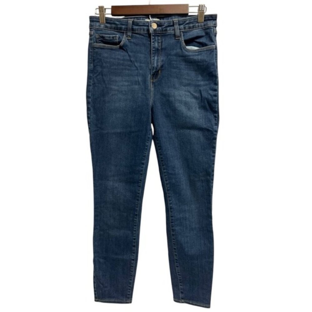 Women's High Rise Jeans,Blue